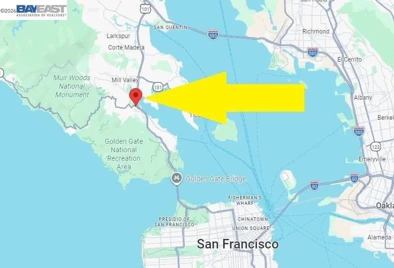 Property from 150 Shoreline Hwy - KW - Mill Valley, California, 94941