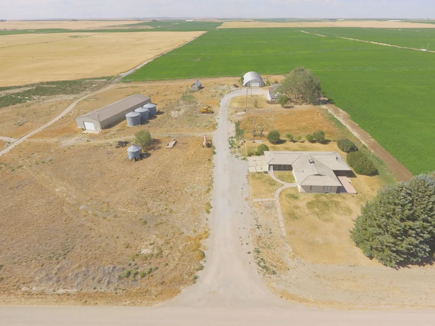 Out of Town property with 2 Homes & Shops - land for sale