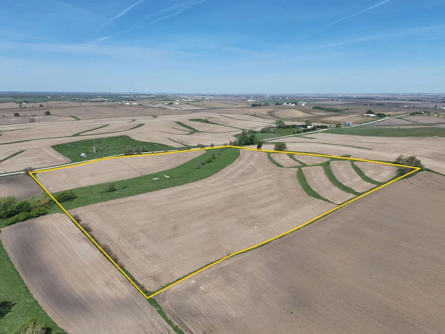 Property from Benton-Iowa Rd. & P Ave. - KW - land for sale