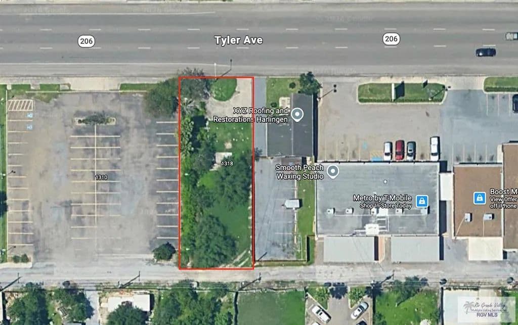Property from 1318 E TYLER AVE. - KW - land for sale