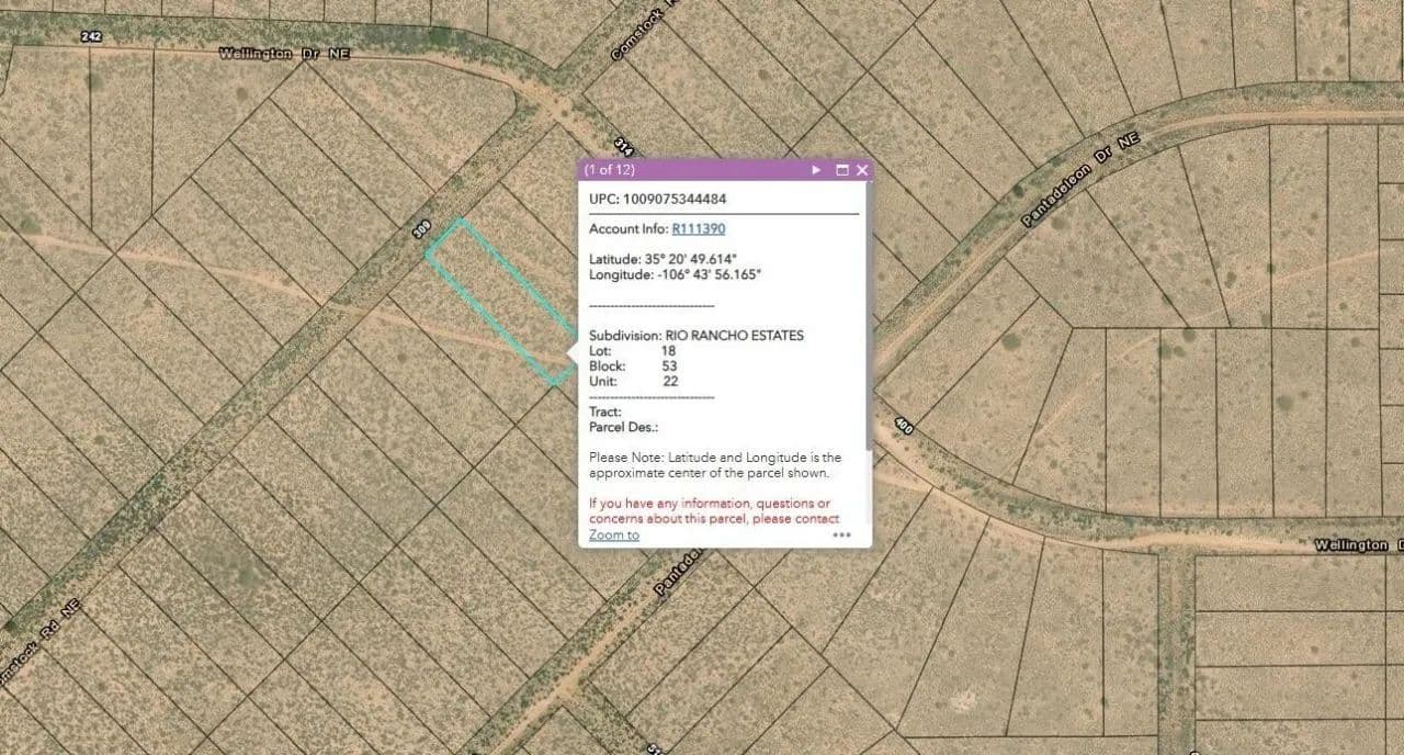Land -Single Family Acreage in Rio Rancho - Rio Rancho, New Mexico, 87144