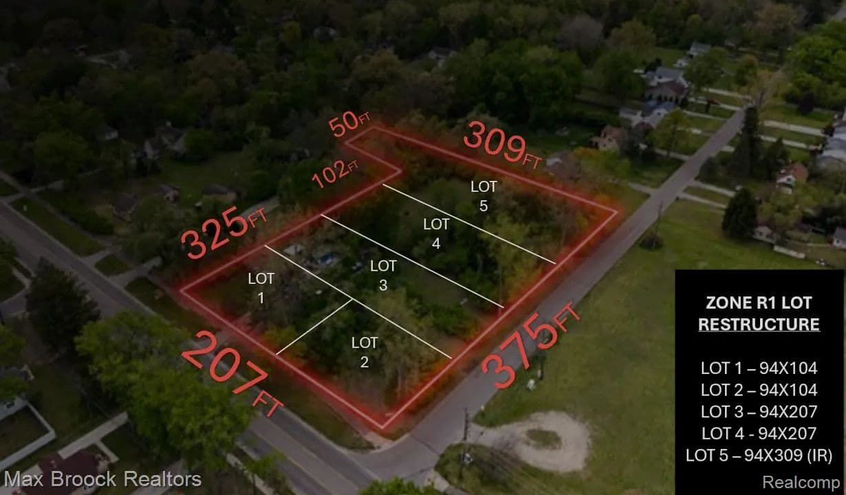 1.89 Acres of Land for Sale in Southfield, MI - Southfield, Michigan, 48033