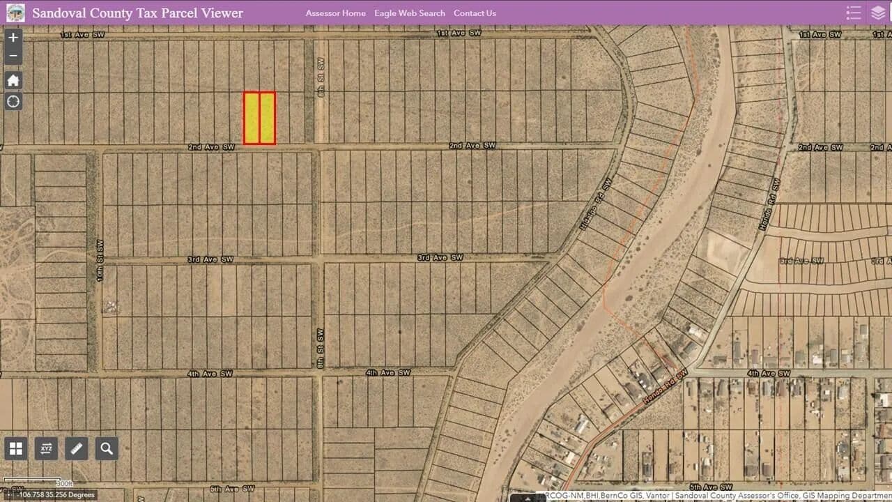 Property from 2nd (U8 B94 L31 & 32) Avenue SW - KW - Rio Rancho, New Mexico, 87124