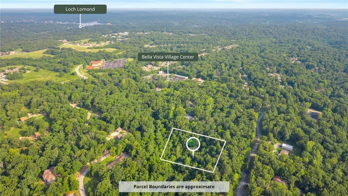 Property from TBD Oak Hill Road - KW - Bella Vista, Arkansas, 72715