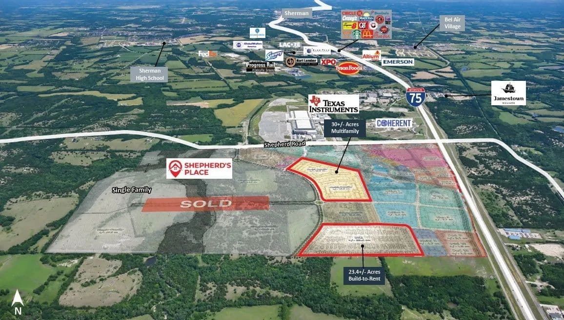 Property from 00 US 75 - KW - Sherman, Texas, 75090