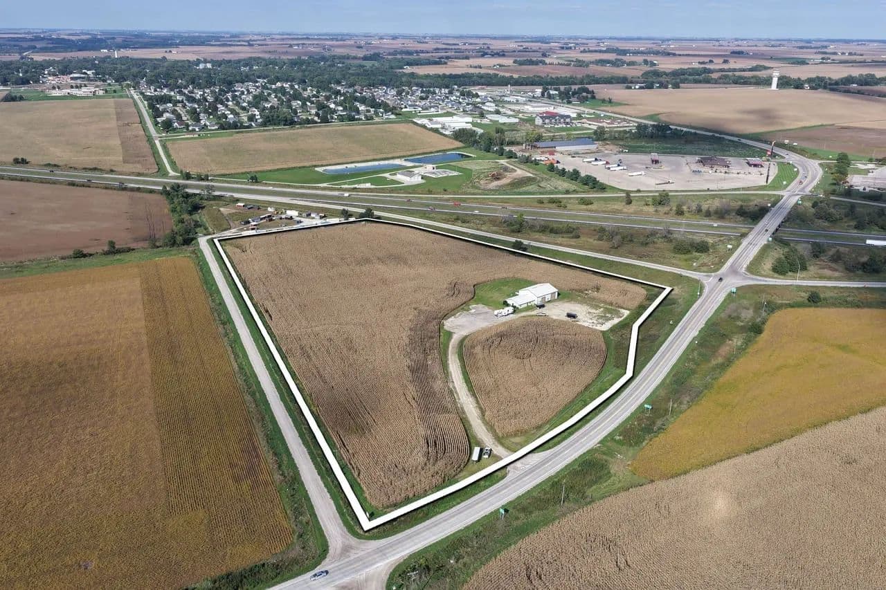 Linn County Iowa Commercial Land For Sale | 16.04± Acres - land for sale
