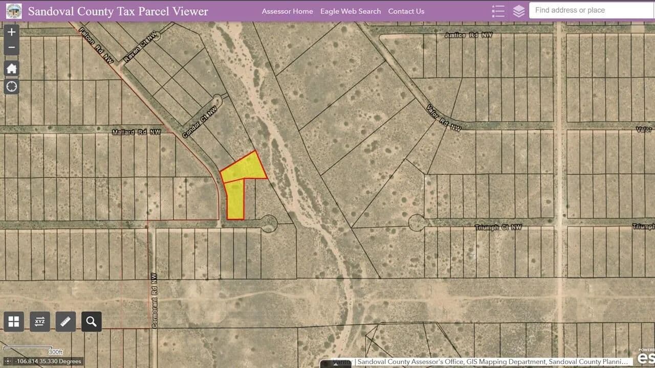 Property from Falcon (U23 B112 L28A & 29A) Road NW - KW - Rio Rancho, New Mexico, 87144