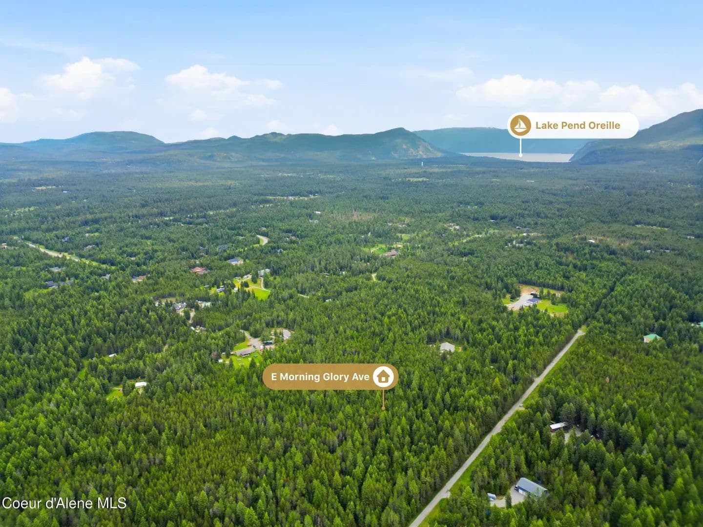 Property from NKA E MORNING GLORY AVE - KW - Athol, Idaho, 83801