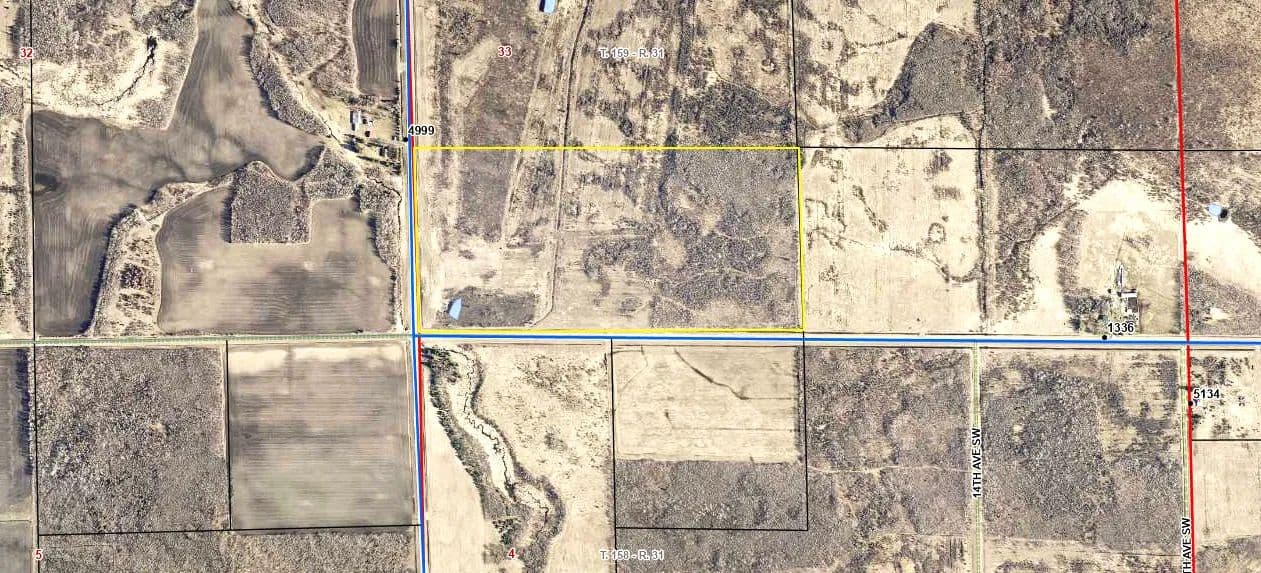 Property from TBD Tract D County Road 1 SW - KW - Baudette, Minnesota, 56623