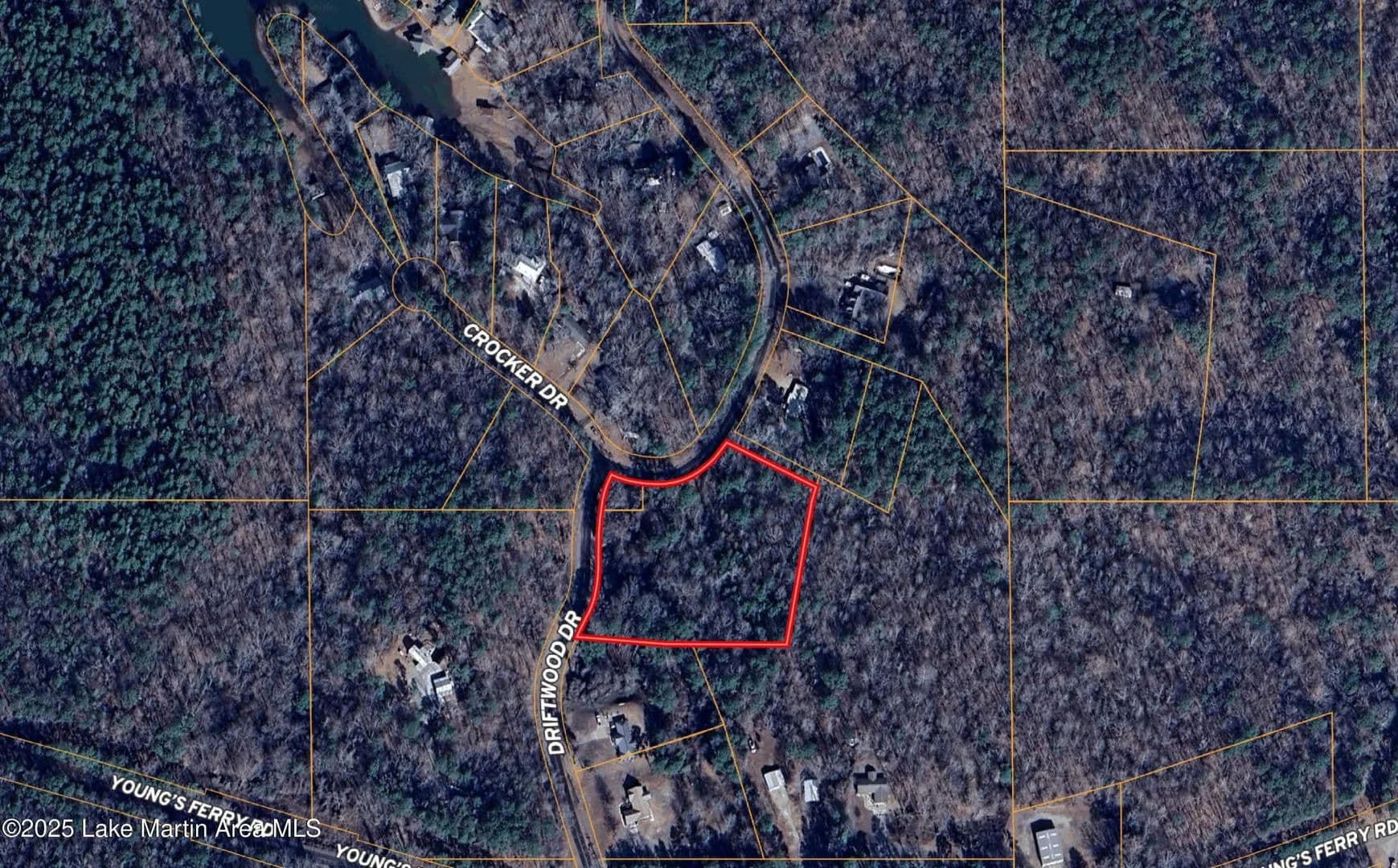 Property from 3+/-AC Driftwood Dr - KW - Jacksons Gap, Alabama, 36861