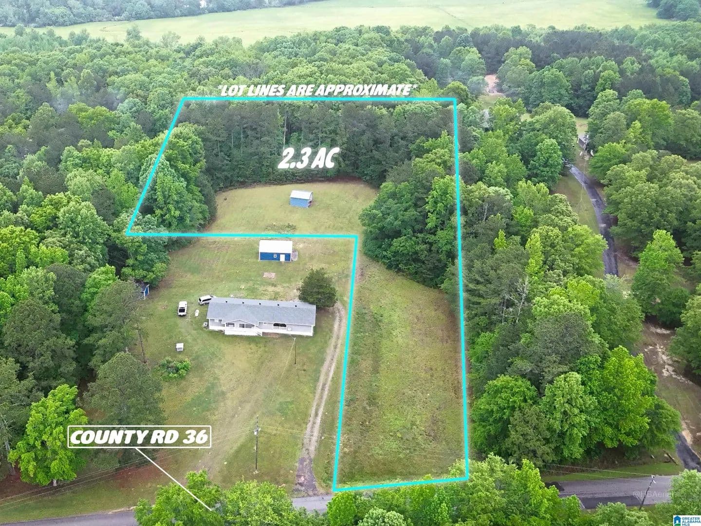 Property from UNKN COUNTY ROAD 36 #2.34 - KW - Heflin, Alabama, 36264