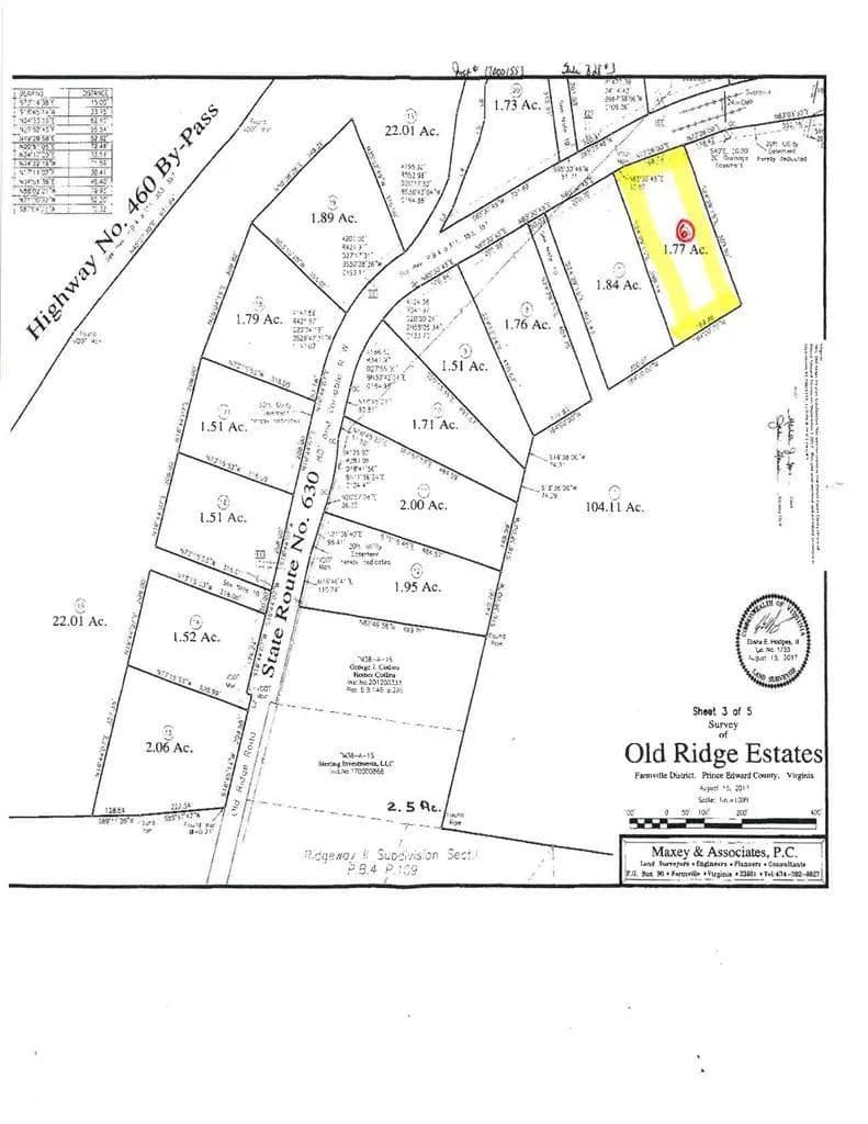 Property from Old Ridge Rd #6 - KW - Farmville, Virginia, 23901
