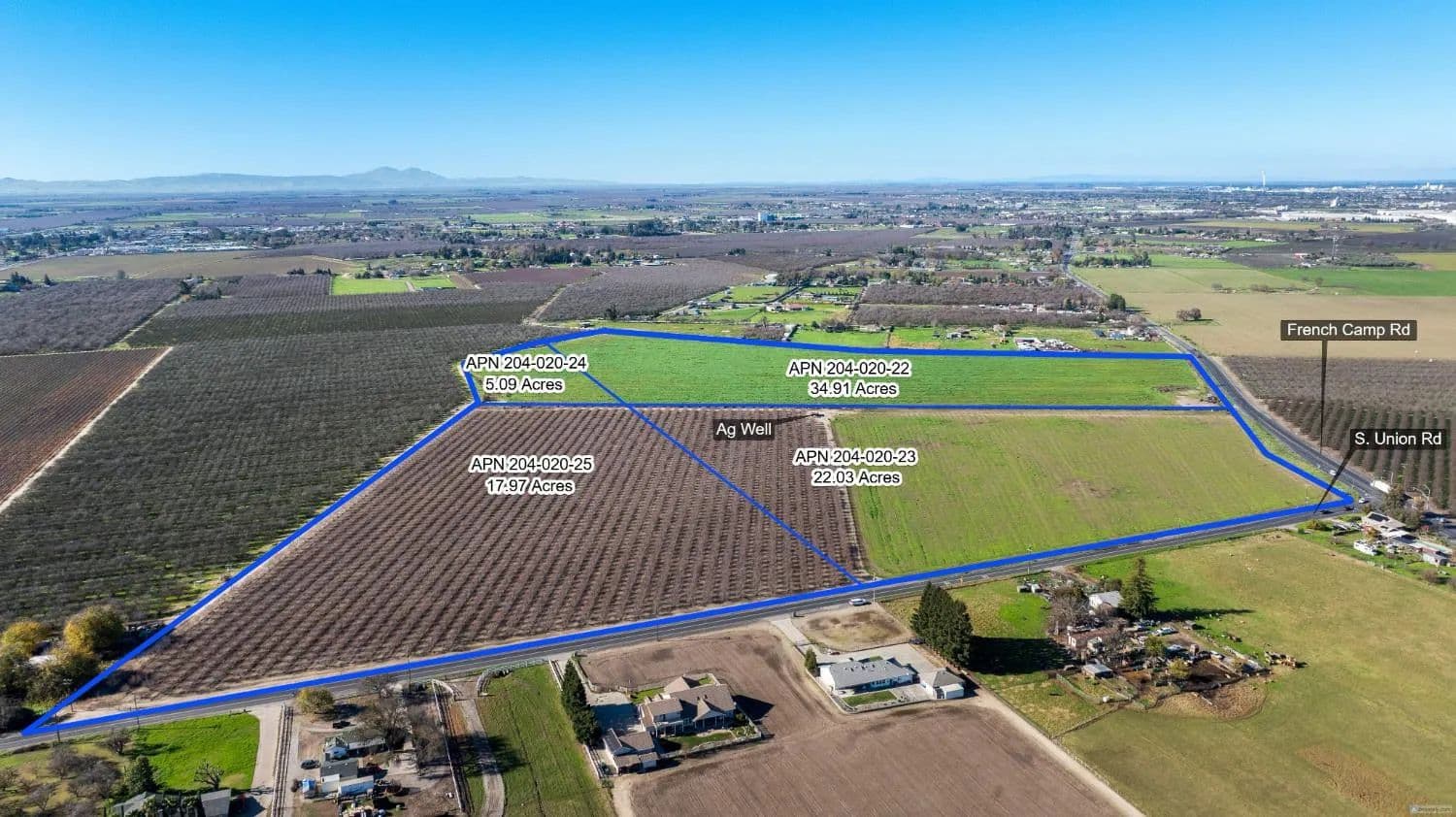 80 Acres of Land for Sale in Manteca, California - Manteca, California, 95336