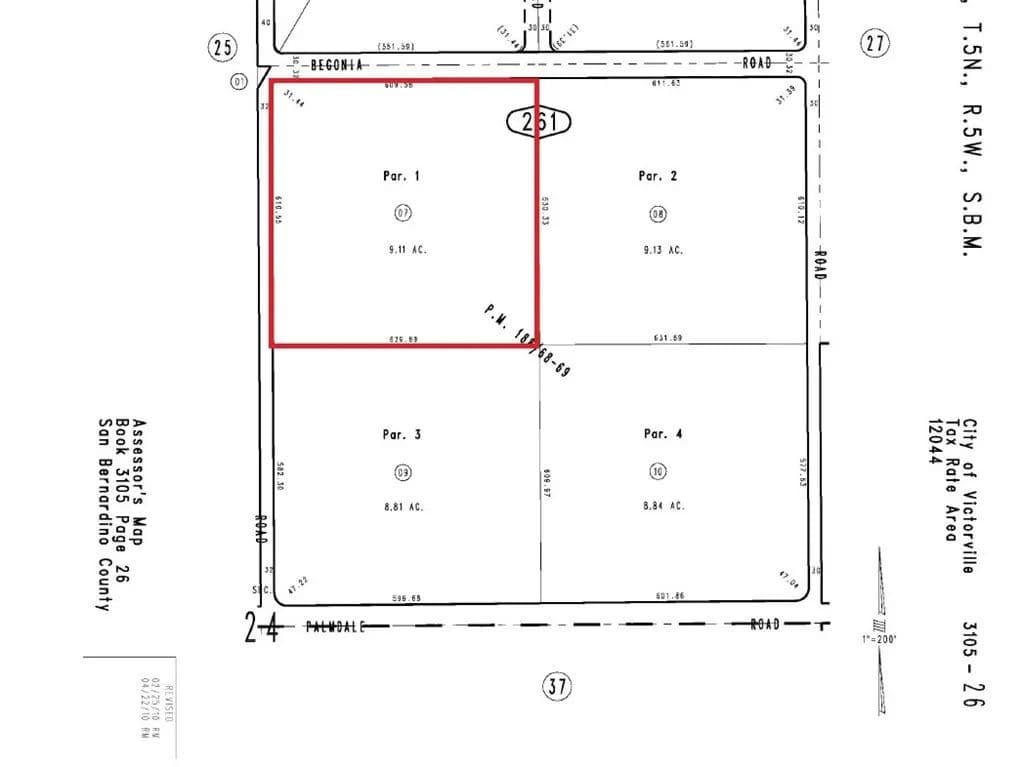 Vacant Land in Victorville - Victorville, California, 92392