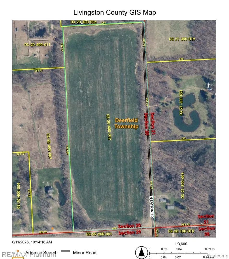 Property from 00 Dean Road - KW - , Michigan, 48855