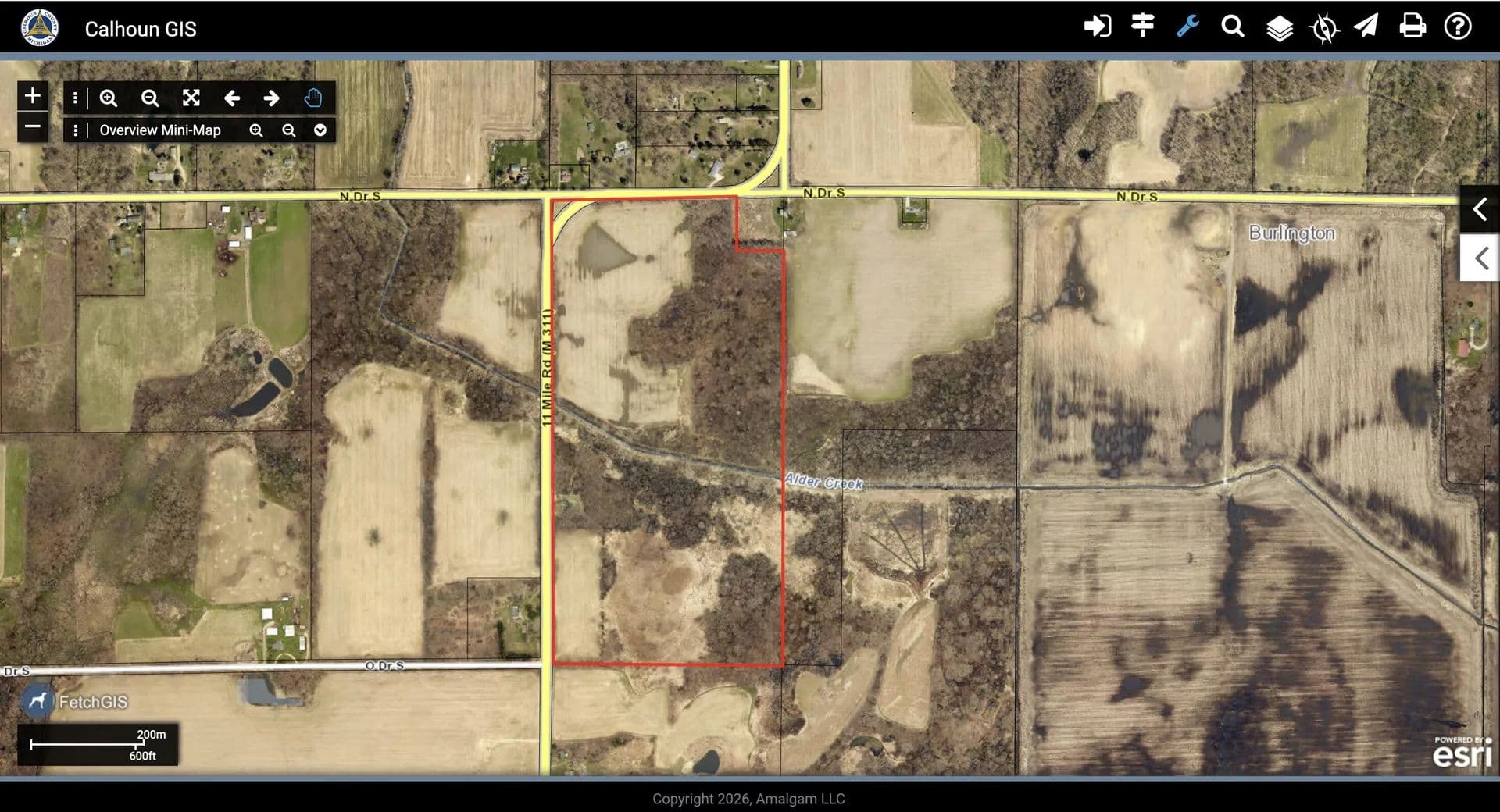 Property from N Drive S - KW - Burlington, Michigan, 49029