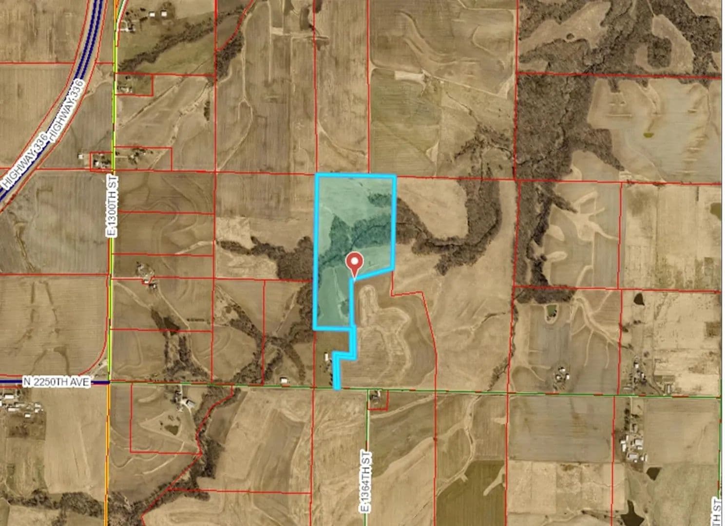 Property from 1357 N 2250th Avenue - KW - Mendon, Illinois, 62351
