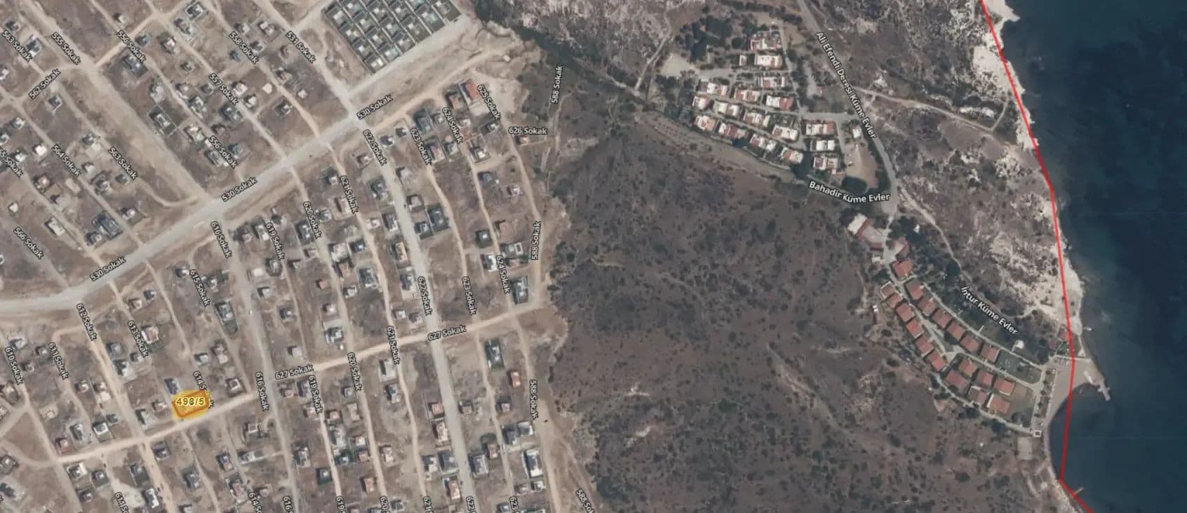 Kamukent | Köşe Parsel + İkiz Villa | Deniz Manzaralı | 575 m² - land for sale