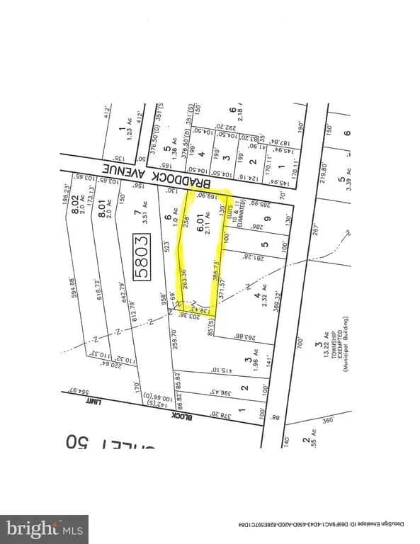 Property from Lot 6.01 BRADDOCK AVE - KW - Hammonton, New Jersey, 8037
