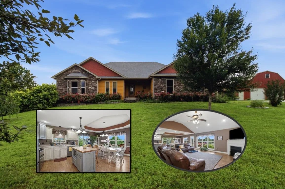 Beautiful Hobby Farm in West Plains, MO with Shop & Orchard - land for sale