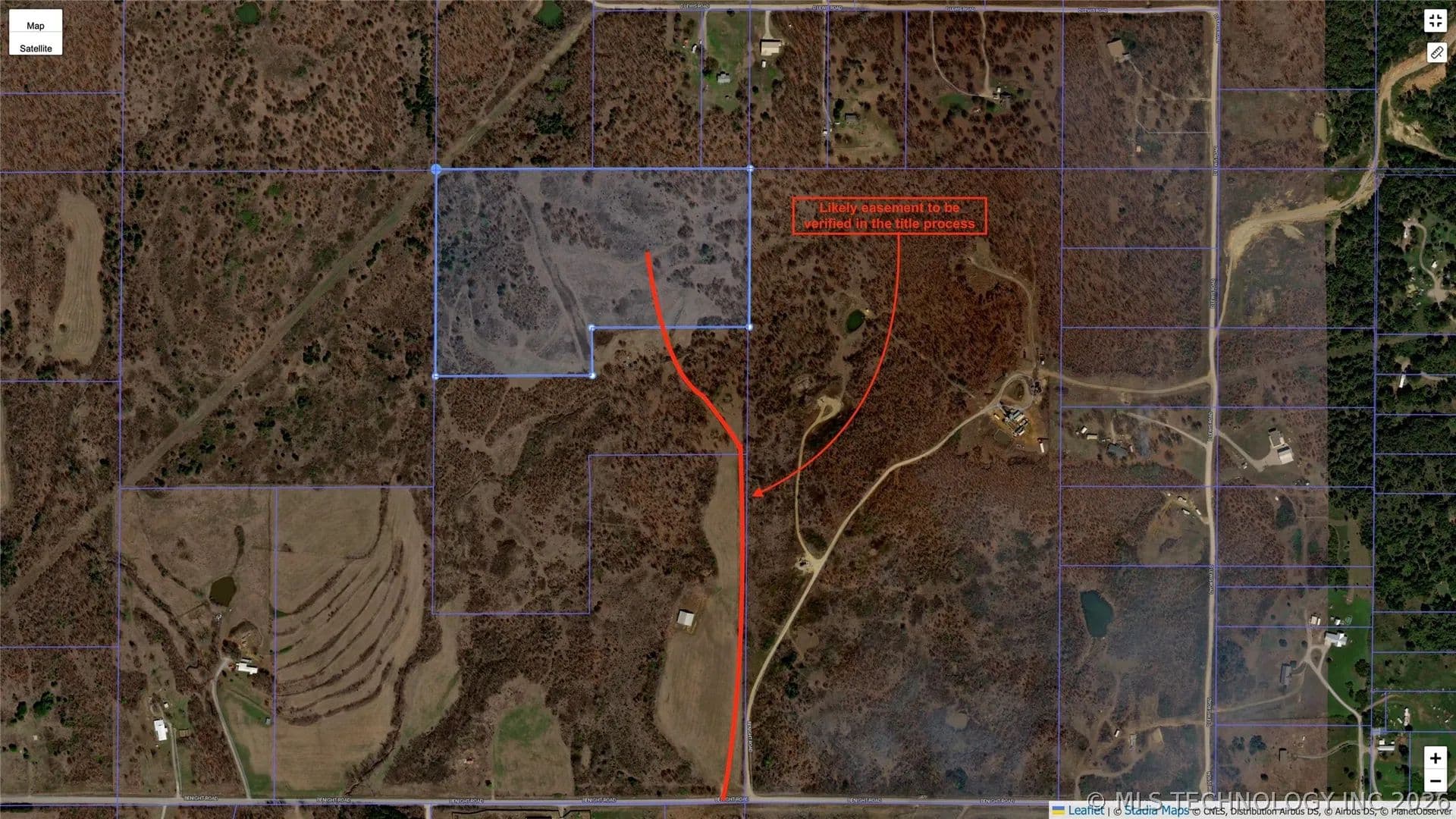 23 Acres of Land for Sale in Terlton, Oklahoma - Terlton, Oklahoma, 74081