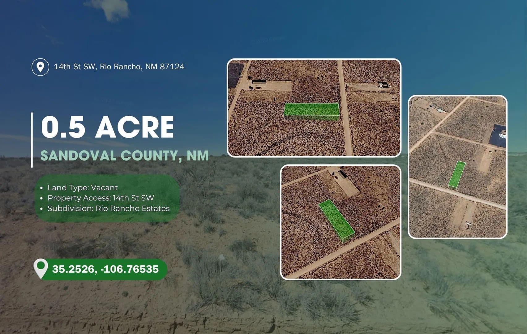 Property from 14th Street NW - KW - Rio Rancho, New Mexico, 87124