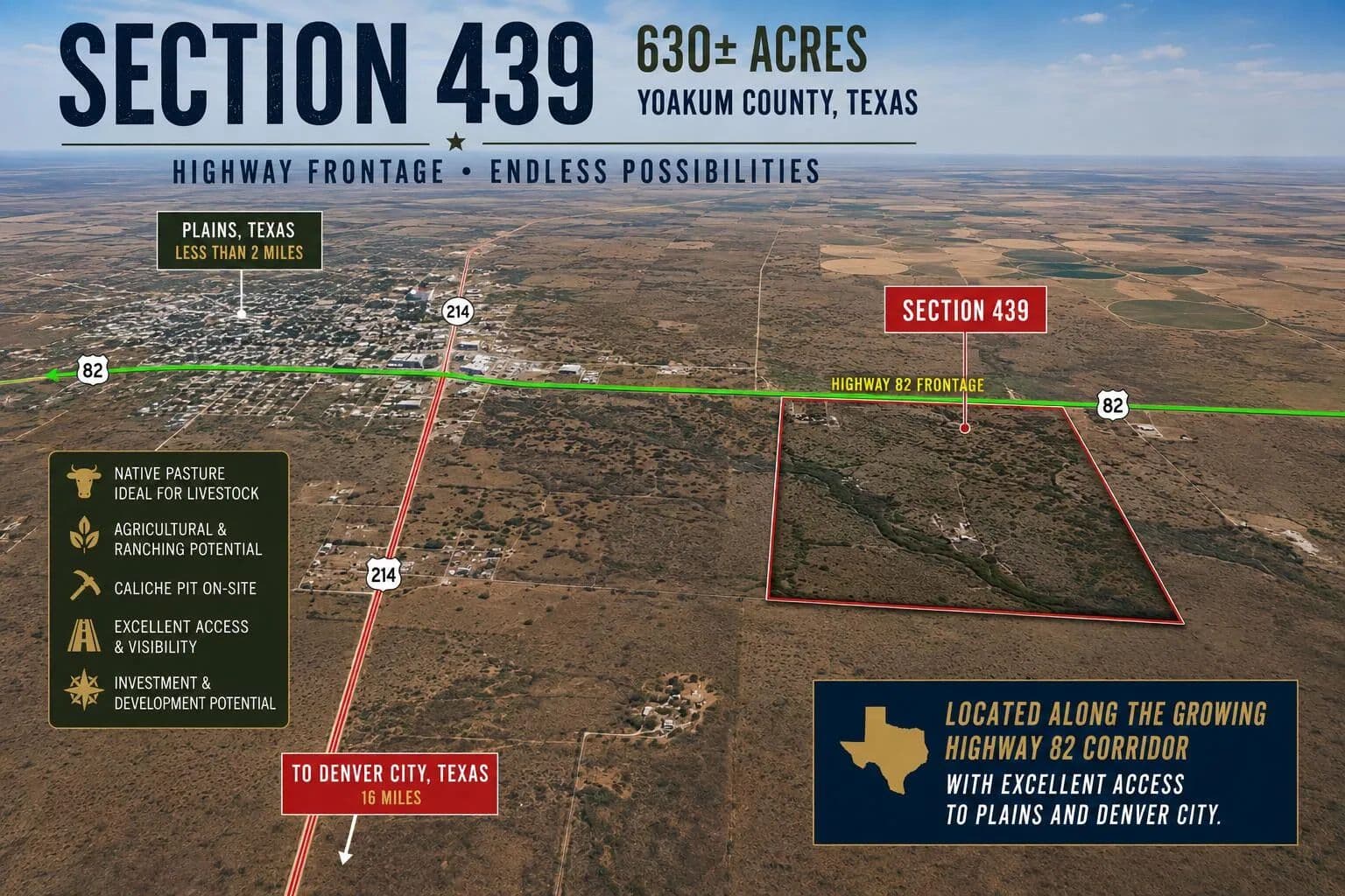 0.01 Acres of Land for Sale in Plains, Texas - Plains, Texas, 79355