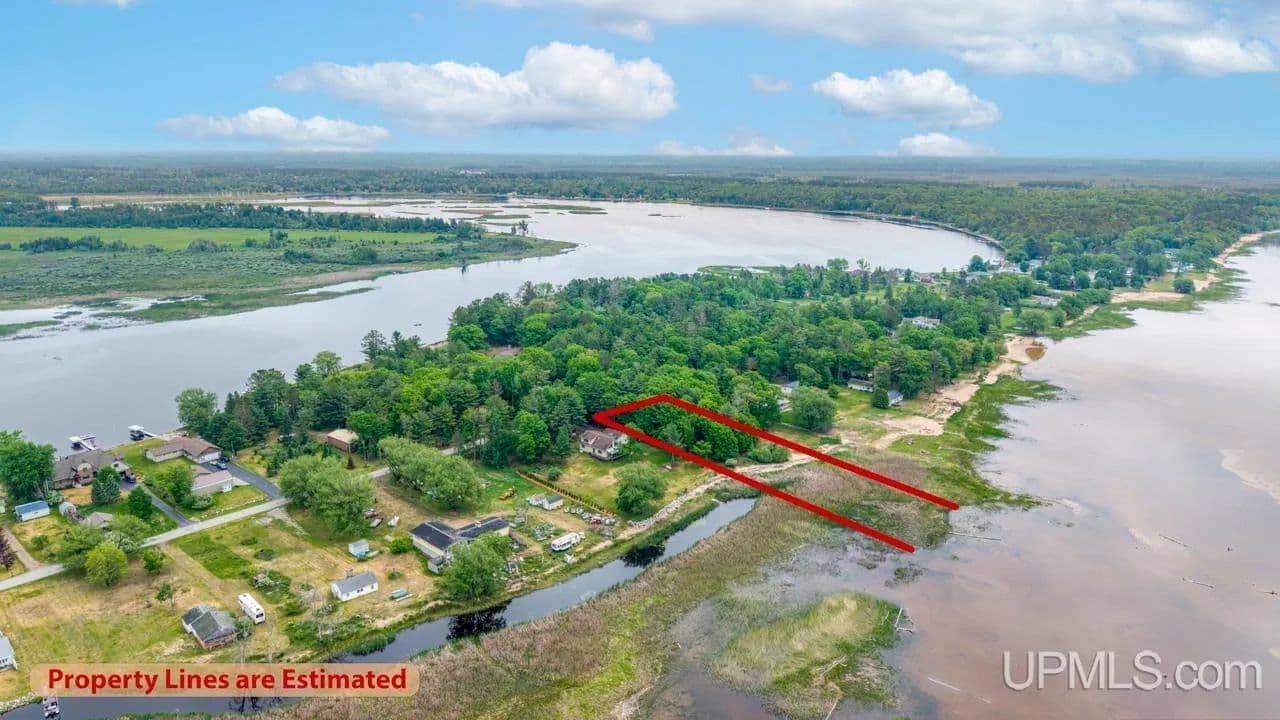 Property from TBD Garth Point 25.25 Lane - KW - Rapid River, Michigan, 49878