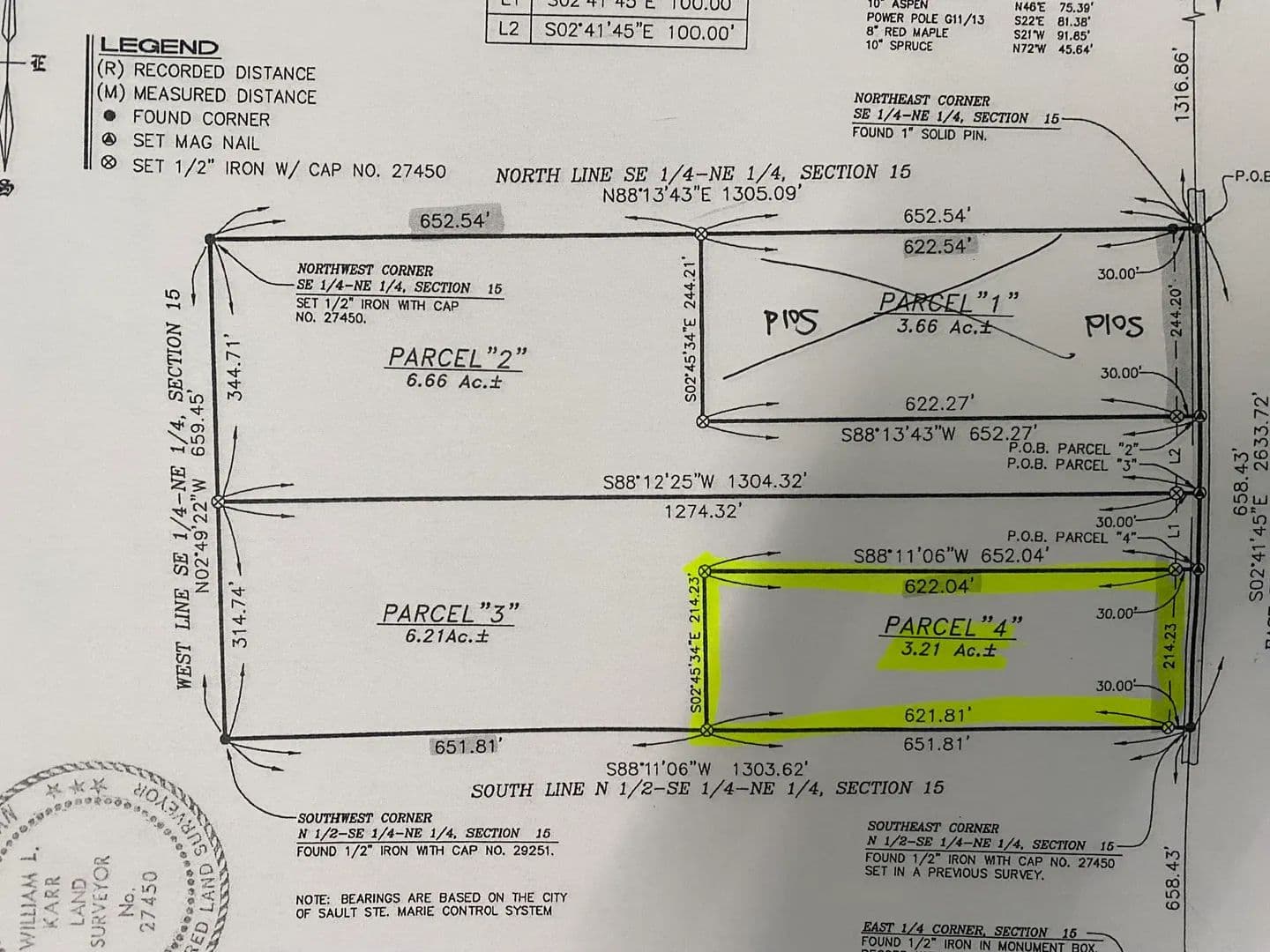 3.21 Acres of Land for Sale in Sault Ste Marie, MI - Michigan, 49783