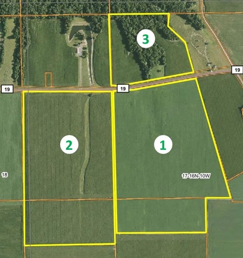 162.42± Acre Land Auction · 3 Tracts Buyer’s Choice · Morgan County, Illinois - land for sale