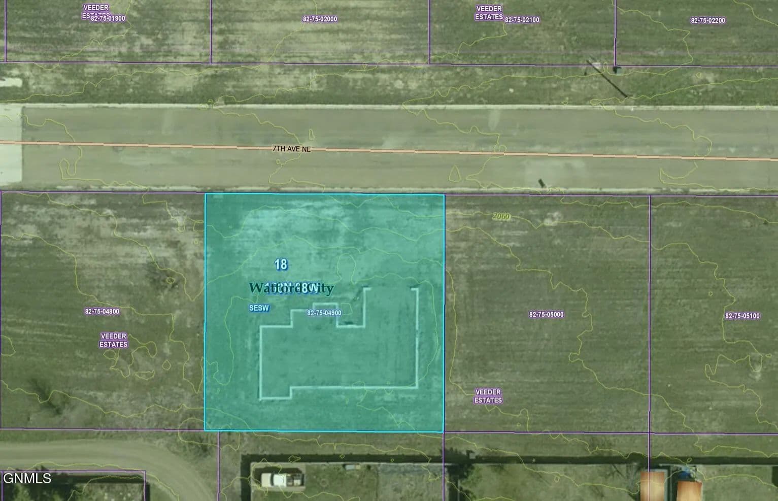 Property from Tbd 7th Avenue NE - KW - Watford City, North Dakota, 58854