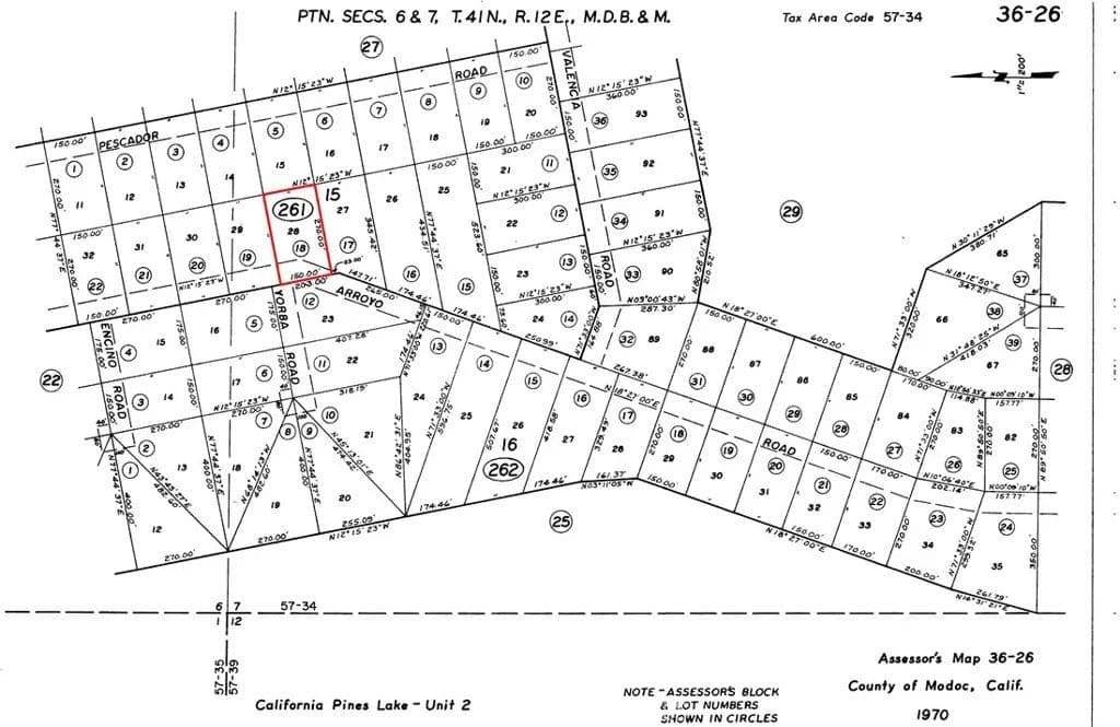 Property from 0 Arroyo Road - KW - California Pines, California, 96101