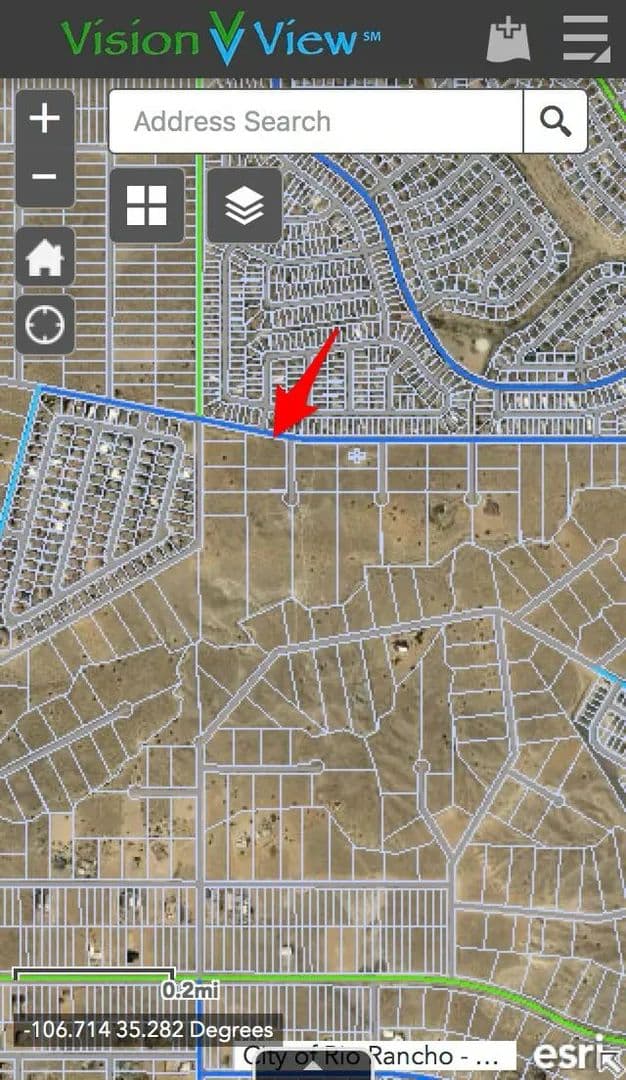 Property from 1519 Mimosa Court NE - KW - Rio Rancho, New Mexico, 87144