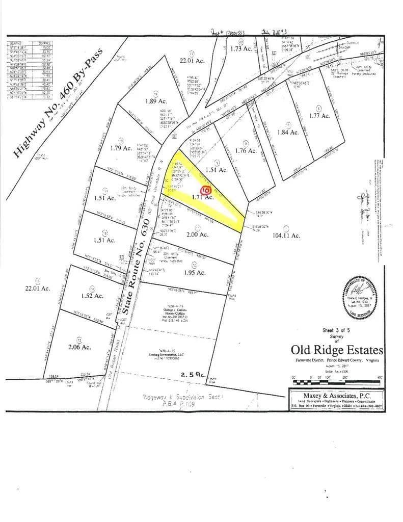 Property from Old Ridge Rd #10 - KW - Farmville, Virginia, 23901