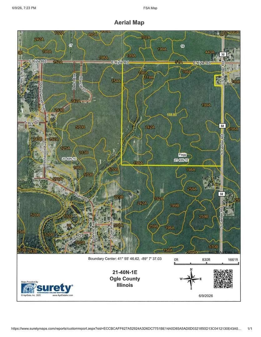 Property from 000 Center Road - KW - Rochelle, Illinois, 61068