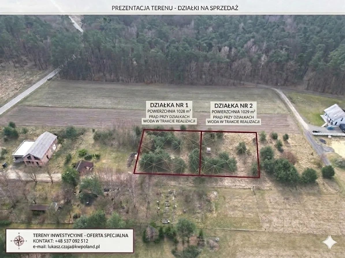 Malownicza działka pod dom – Sierakowice - land for sale