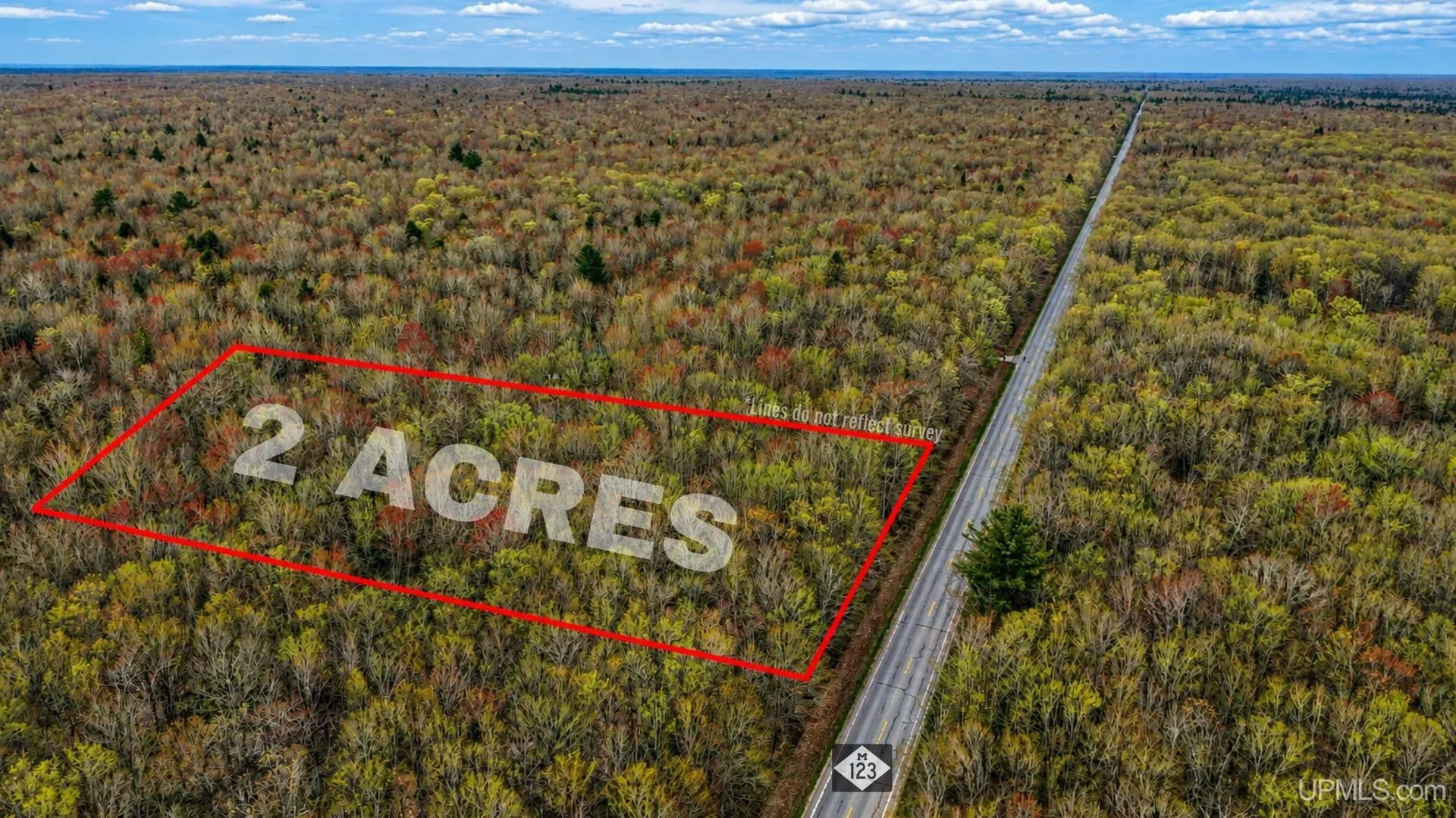 Property from TBD M-123 - KW - Newberry, Michigan, 49868