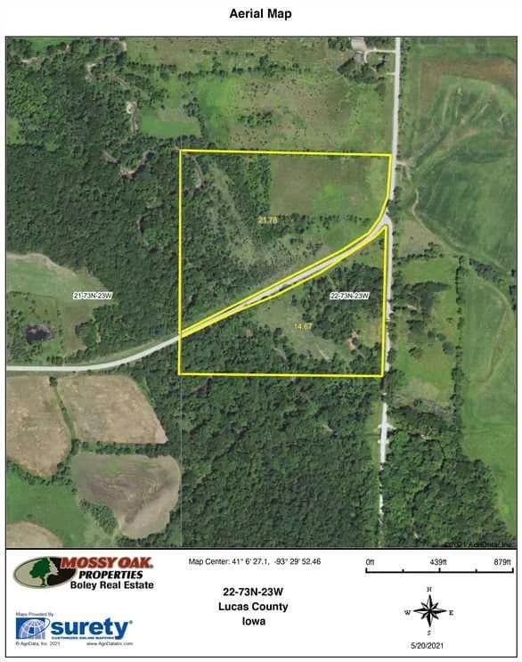 37 +/- Acre Hunting Property for sale in Lucas County, Iowa