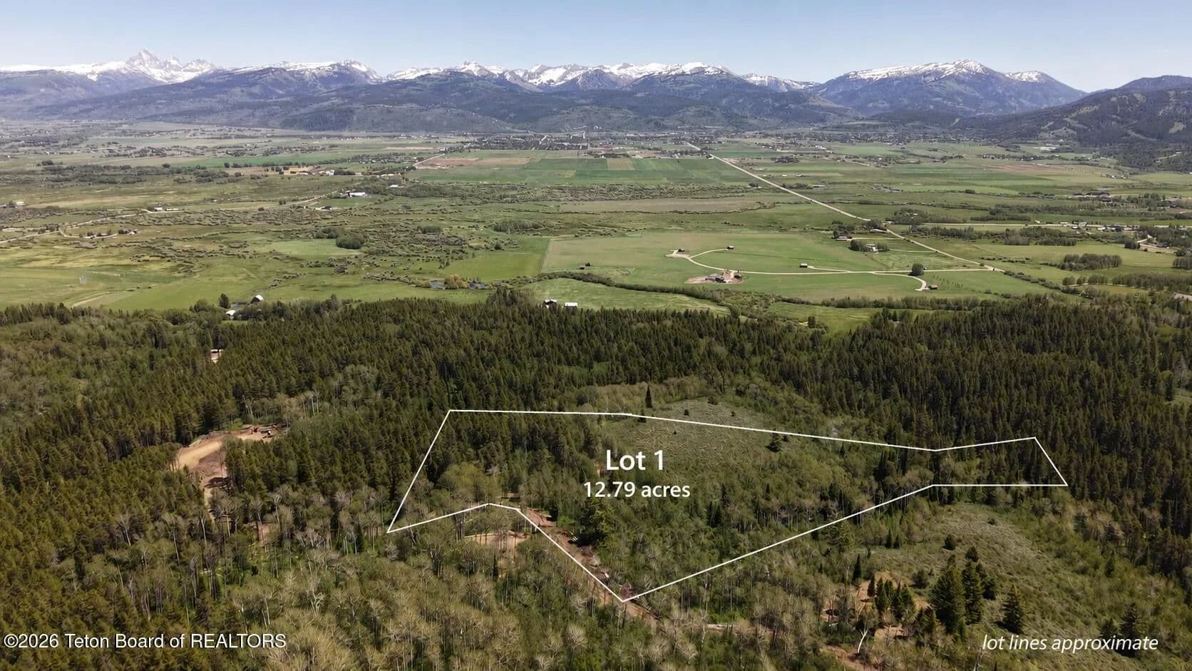 Property from TBD LOT 1 LABRA Lane - KW - Victor, Idaho, 83455