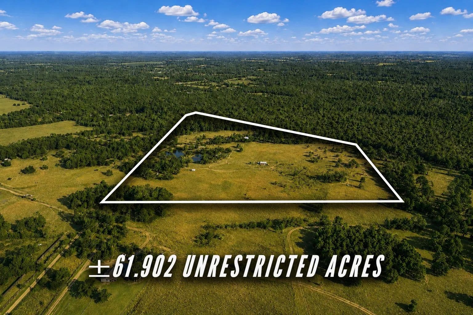 61.9 Acres of Land for Sale in Bastrop, TX - Bastrop, Texas, 78602