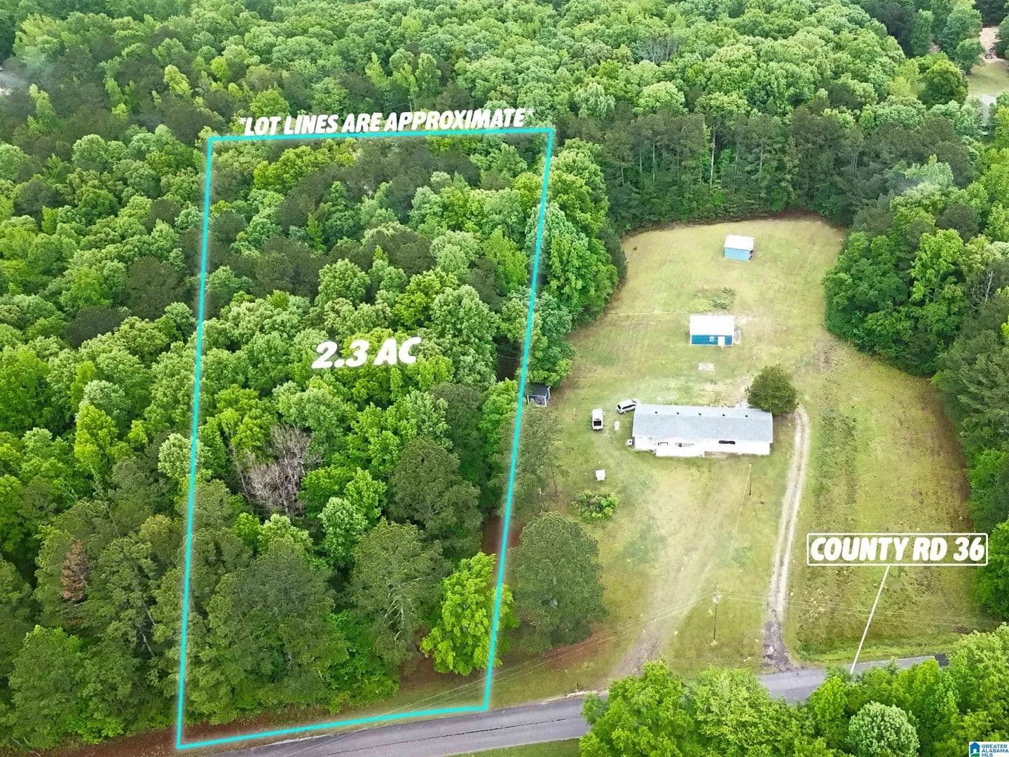 Property from UNKN COUNTY ROAD 36 #2.33 - KW - Heflin, Alabama, 36264