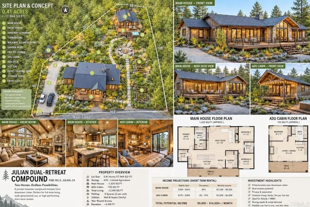 Property from Harrison Park Road - KW - Julian, California, 92036