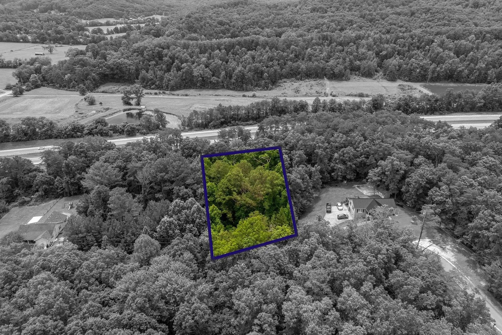 Property from Lot 6 Evergreen Drive - KW - Stanton, Kentucky, 40380