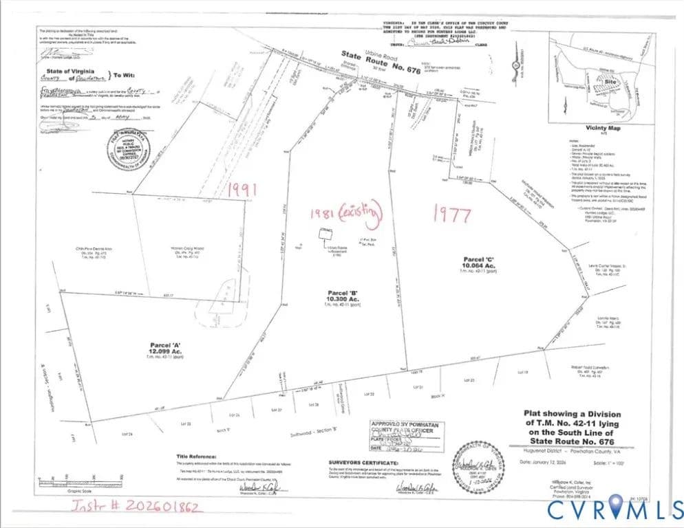 Property from 1977 Urbine Road - KW - Powhatan, Virginia, 23139