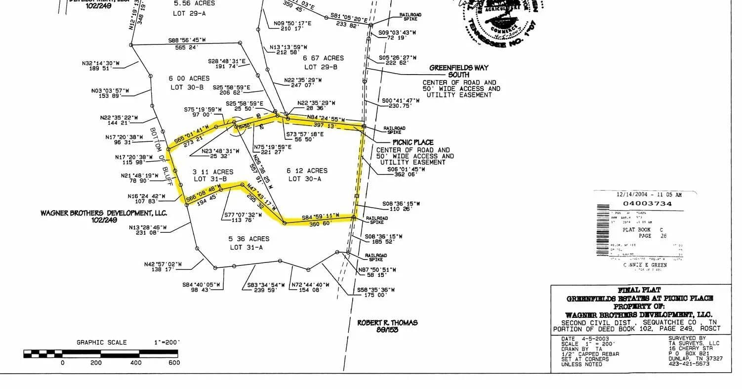 9.23 Acres of Land for Sale in Dunlap, TN - Dunlap, Tennessee, 37327
