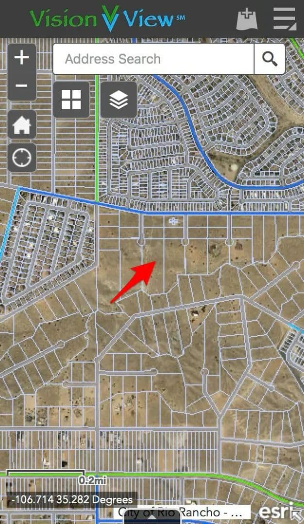 Property from 1502 Mimosa Court NE - KW - Rio Rancho, New Mexico, 87144