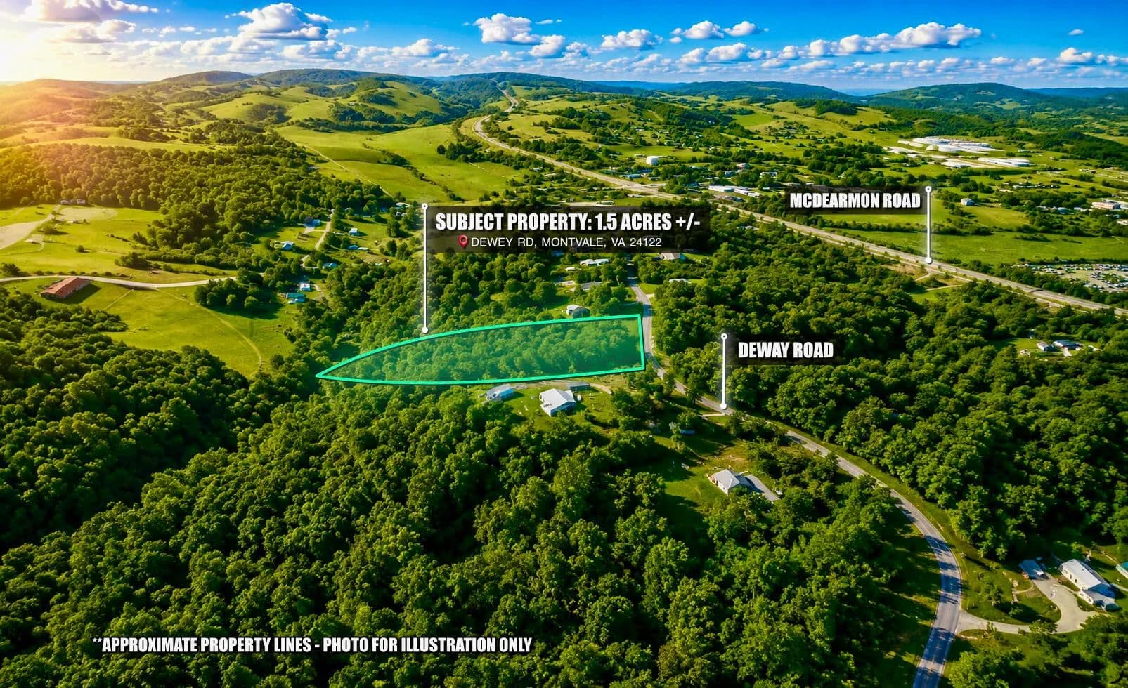 Property from 0 Dewey RD - KW - Montvale, Virginia, 24122