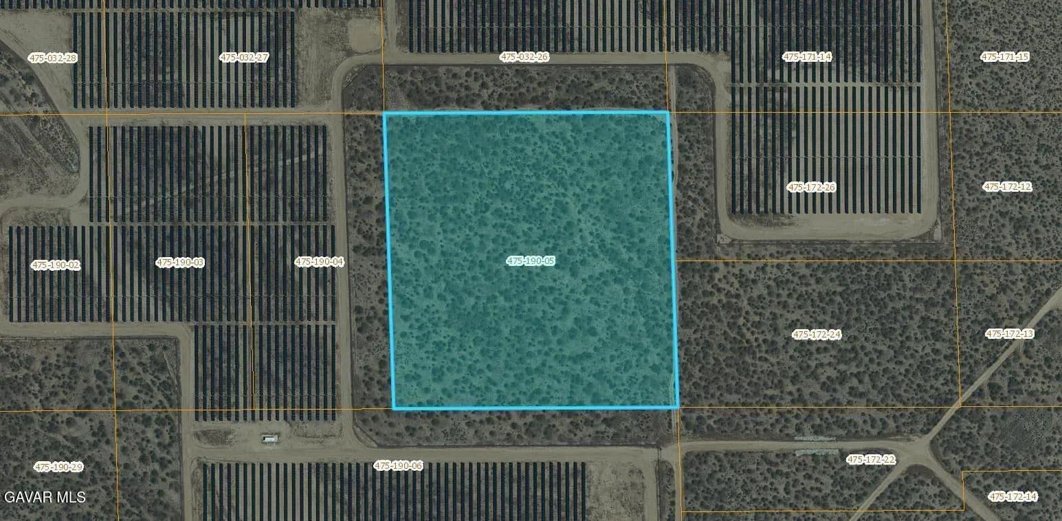 Property from Mc Connell Avenue - KW - Rosamond, California, 93560