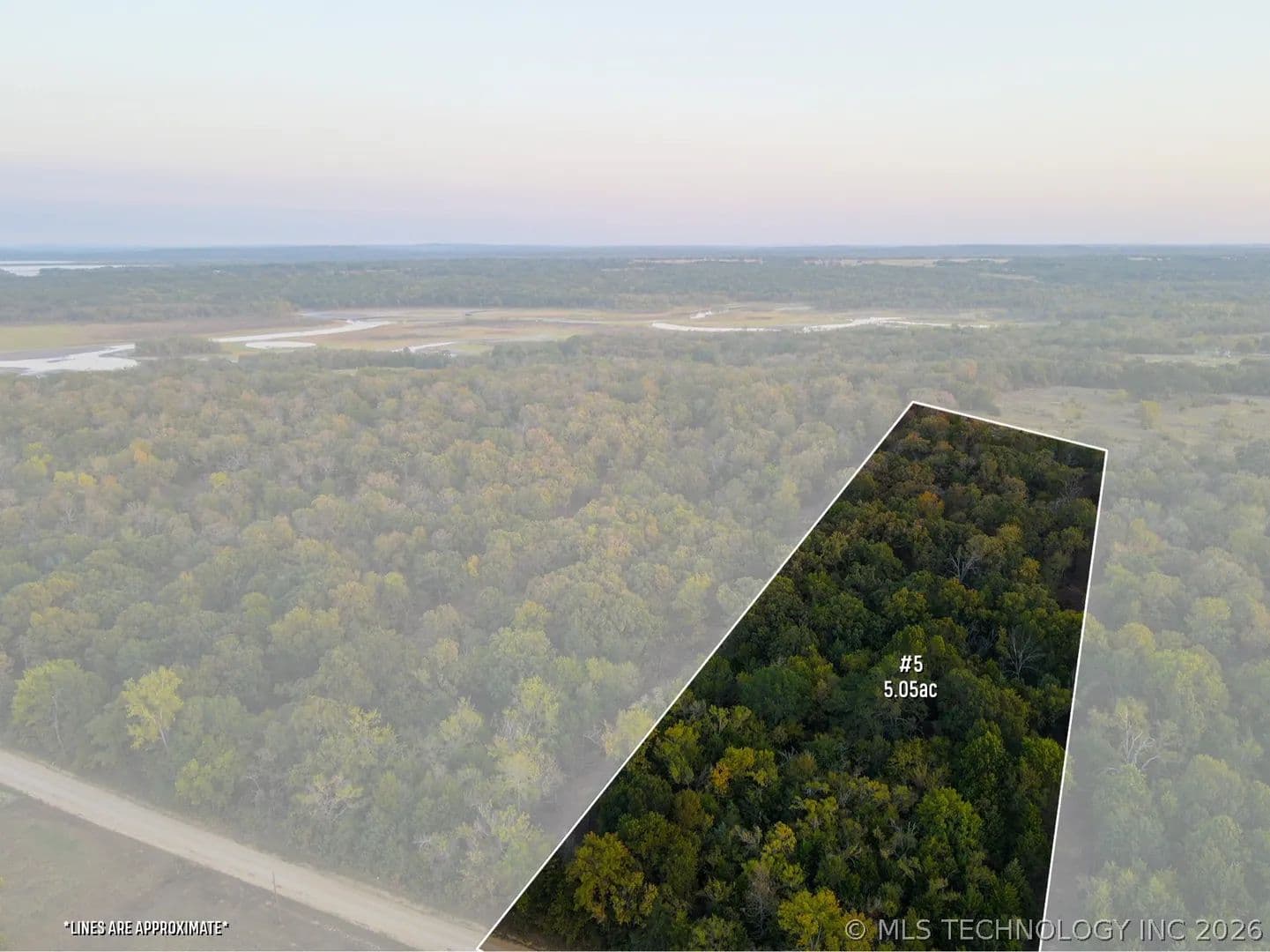 Property from 0 E 1215 Road - KW - Eufaula, Oklahoma, 74432