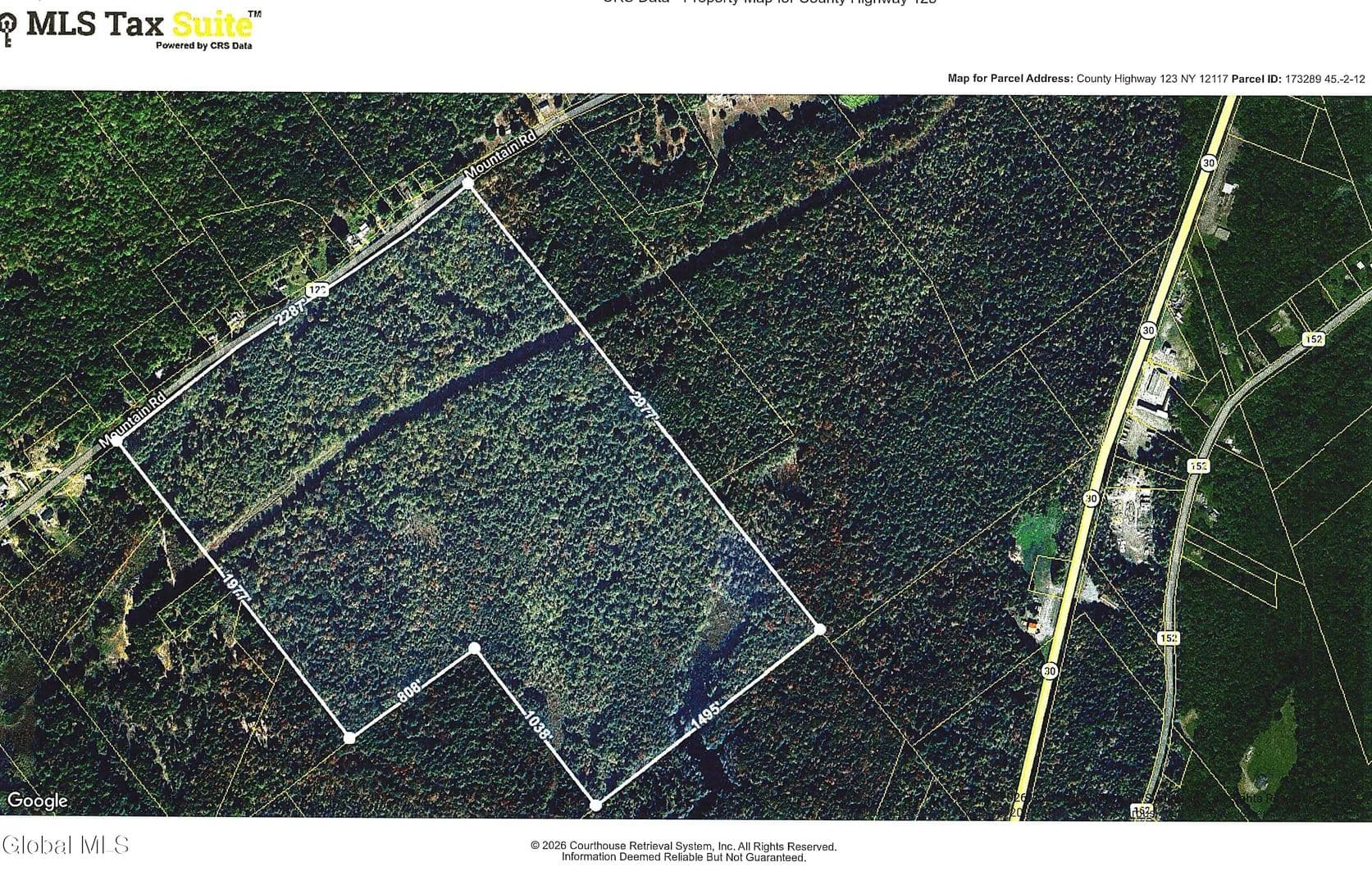 Property from L1 County Highway 123 - KW - Northampton, New York, 12117